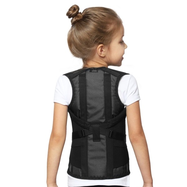 Корсет ортопедический грудопоясничный Е-504 Э черный