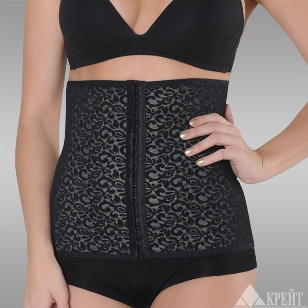 Корсет компрессионный Д-221, №5 черно-бежевый