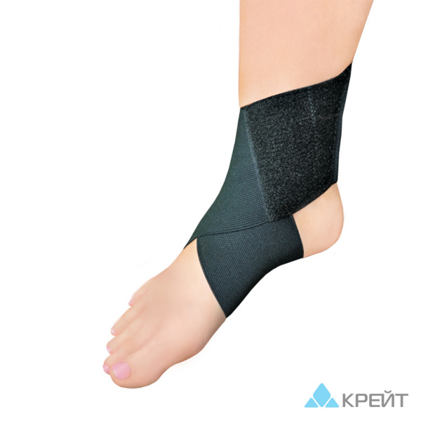 Бандаж для голеностопного сустава F-210 черн.