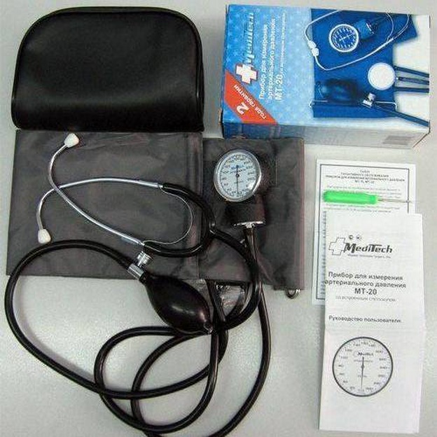 Тонометр мех. МТ-20 (со встроен. фонендоскопом)