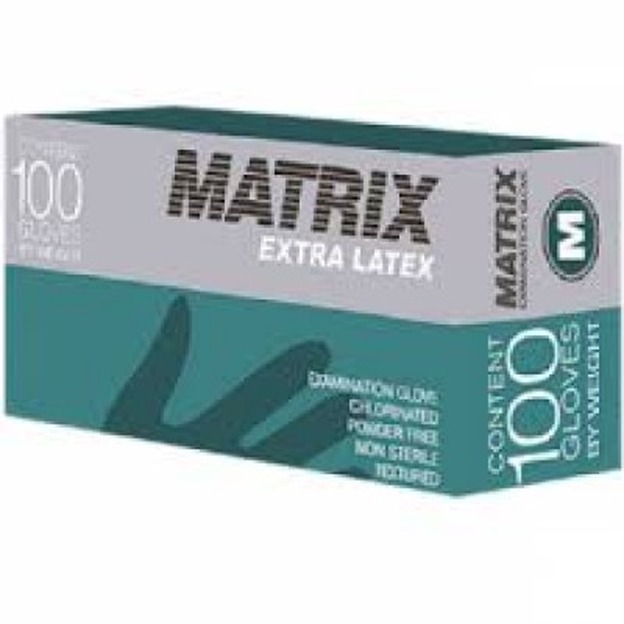 Перчатки лат.неопудр. 50 пар. р.S "Matrix Extra Lanex"