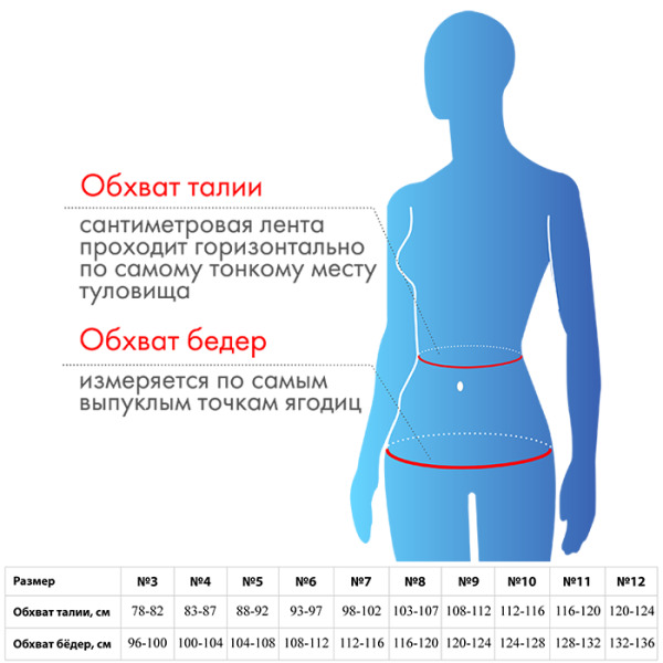 Бандаж при опущении  органов малого таза Б-637 , №8, белый