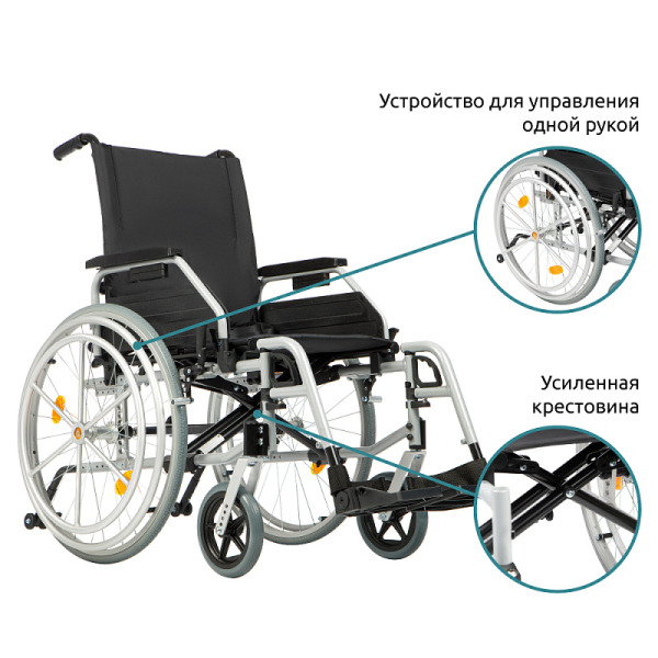 Кресло-коляска Ortonica Control One 300 (UU/20/подушка)