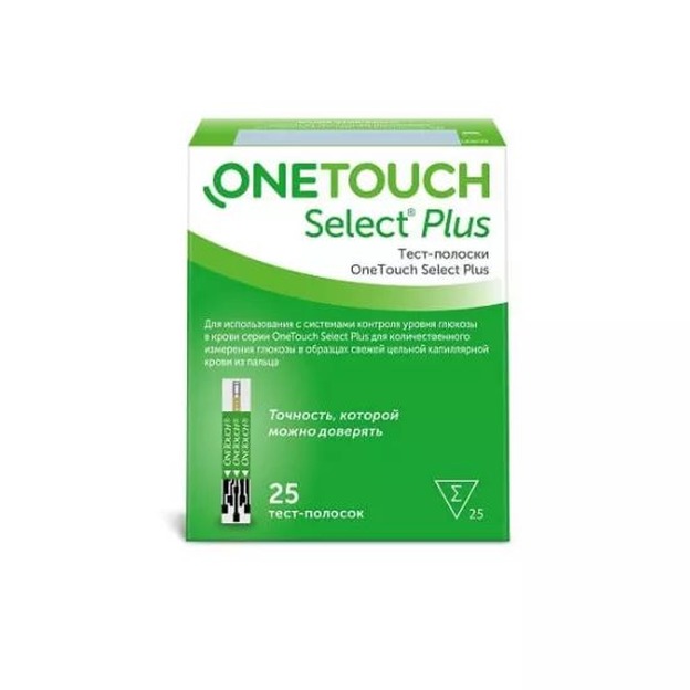Тест-полоски ONE TOUCH Select Plus №25