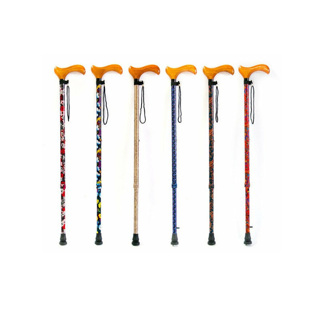 Трость телескопическая с пластмассовой ручкой ТР1(01), с УПС, 