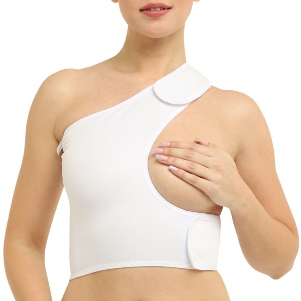 М-100М Бандаж онкологический после мастэктомии, №1, белый, правый