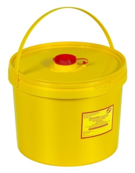 Контейнер однораз. для сбора острого инстр. класса Б МК-01 