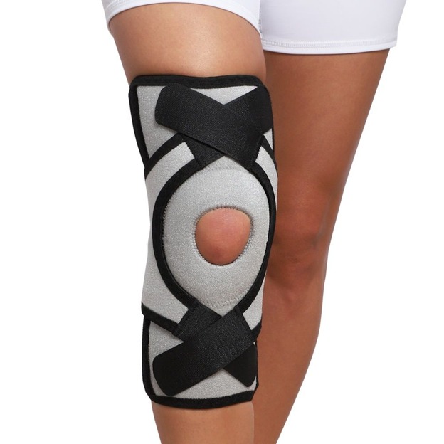 Бандаж для коленного сустава F-518 №3, серый