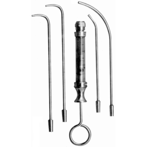 Шприц для внутригортанных вливаний и промываний миндалин 5мл Щ-14