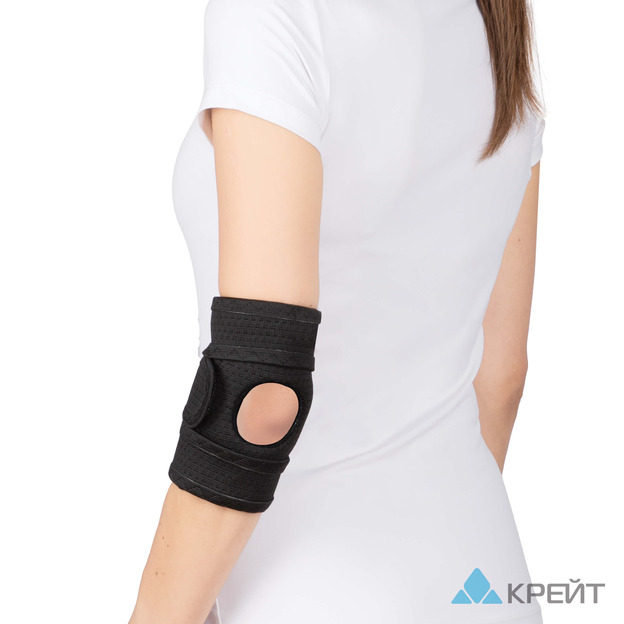 Бандаж для локтевого сустава F-414, черн