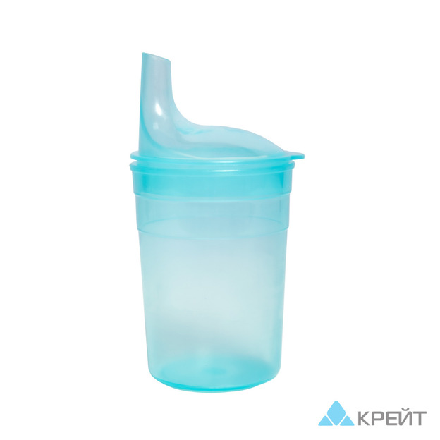 Стакан-поильник для взрослых BESIDE, с крышкой-носиком, 200 мл, розовый