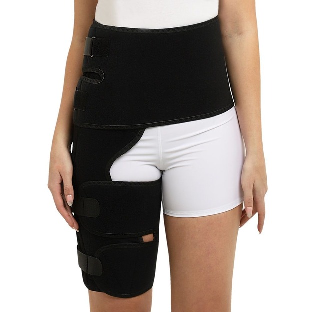 Бандаж для тазобедренных суставов Б-814, №2 черный левый