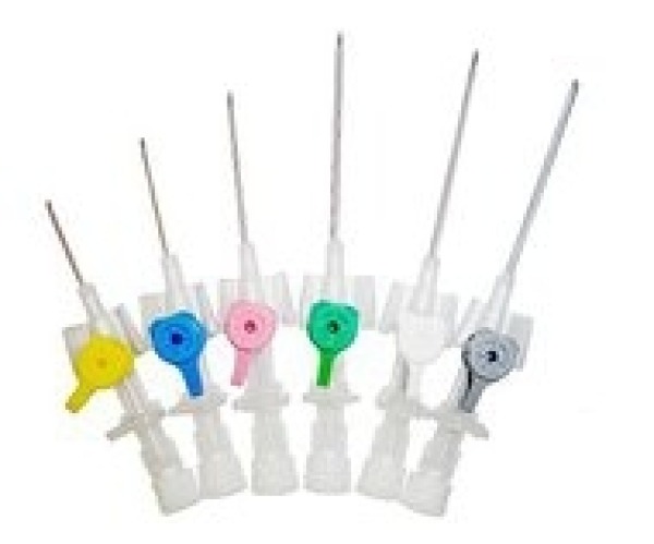 Катетер внутривенный однократного применения NEALFLON с крыльями и доп. портом G 14