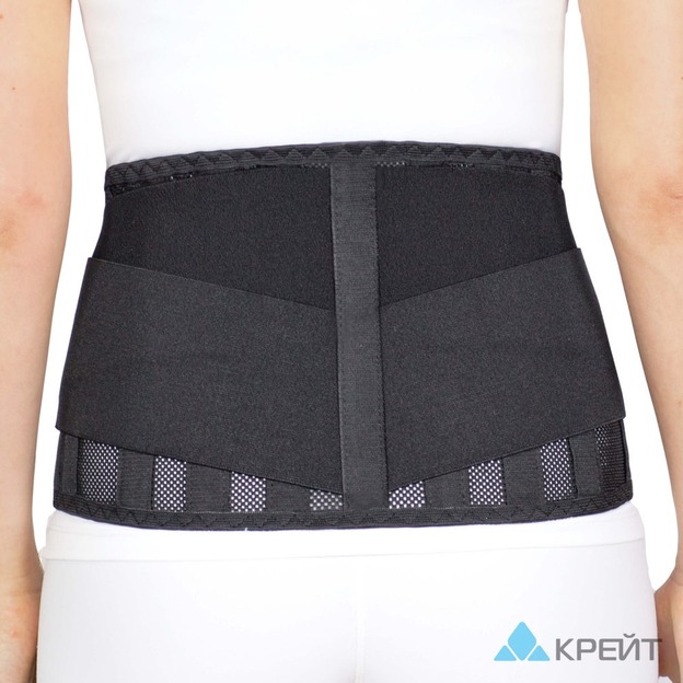 Корсет ортопедический пояснично-крестцовый Б-502/6МР №4, черный