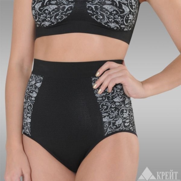 У-111 Бандаж компрессионный, №4, 46/48, черно-белый