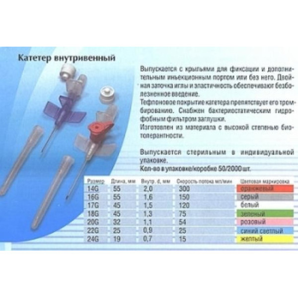Катетер д/переф.вен №14
