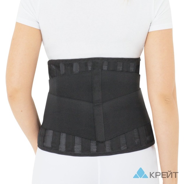 Б-507 Корсет ортопедический пояснично-крестцовый, №8, черный