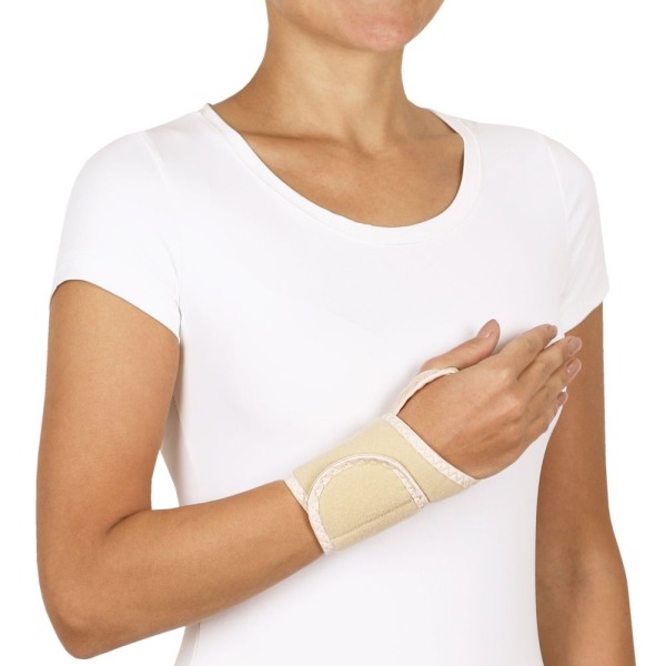 Бандаж для лучезапястного сустава F-208 №1 универсальный черный